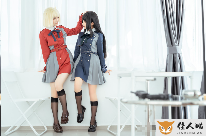 第201期蠢沫沫&桃良阿宅 莉可莉丝，精品cos作品赏析插图2
