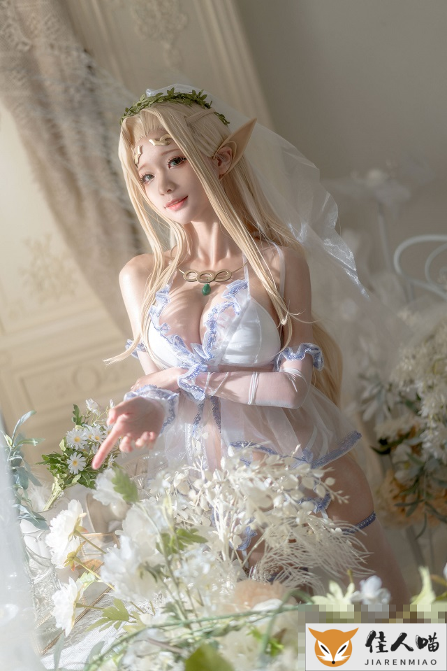 蠢沫沫精品cos作品白精灵展示赏析插图2