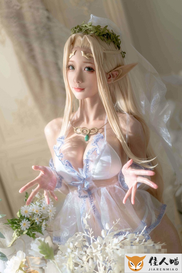 蠢沫沫精品cos作品白精灵展示赏析插图3