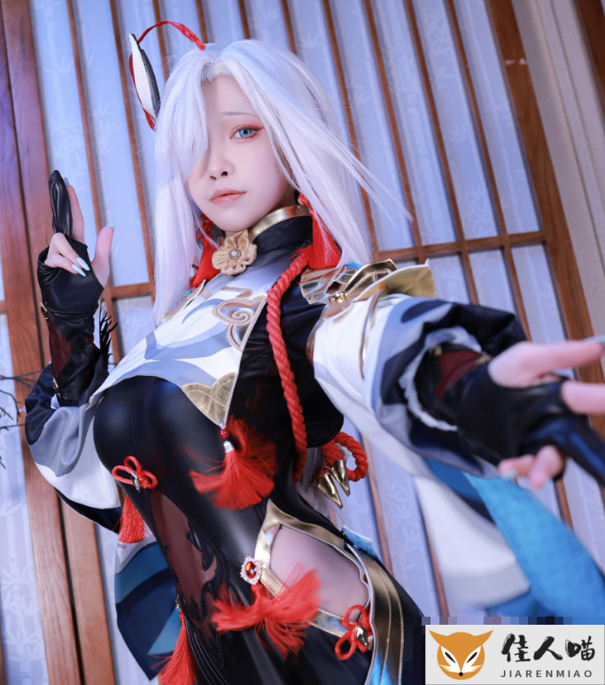 水淼aqua申鹤！原神cos作品赏析插图3
