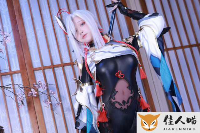 水淼aqua申鹤！原神cos作品赏析插图1
