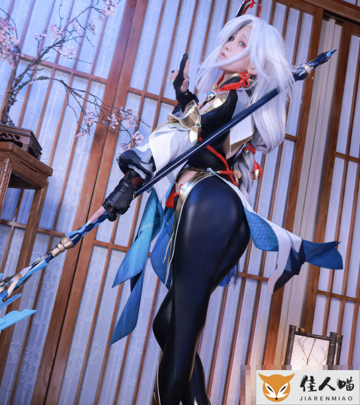 水淼aqua申鹤！原神cos作品赏析插图4
