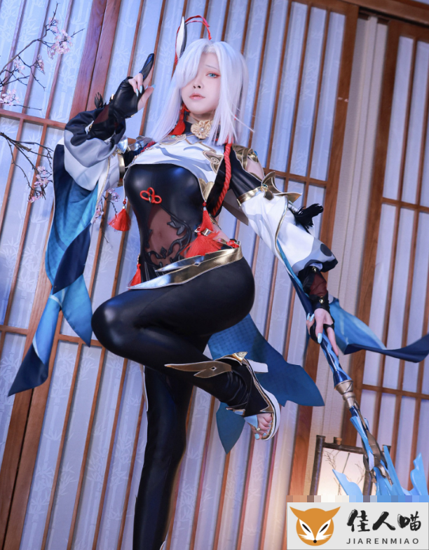 水淼aqua申鹤！原神cos作品赏析插图2