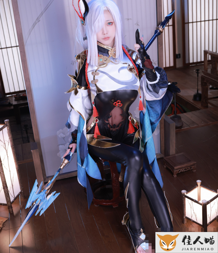 水淼aqua申鹤！原神cos作品赏析插图6