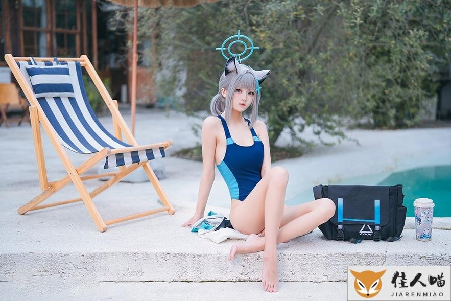 夏日清凉写真：九柒喵白子泳装34张高清图赏析