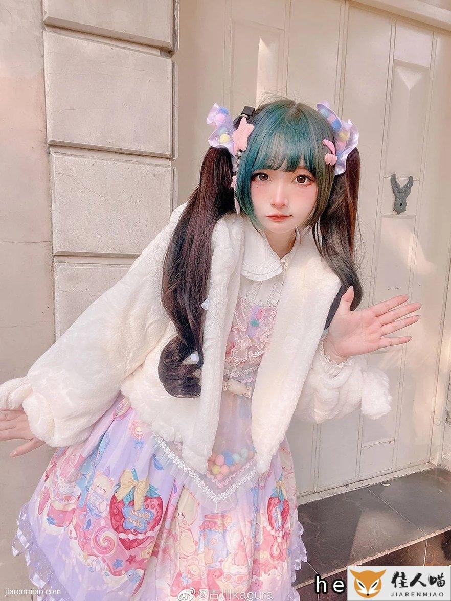 古川kagura洛丽塔写真返图：绝对领域少女感拉满 cosplay写真 第3张